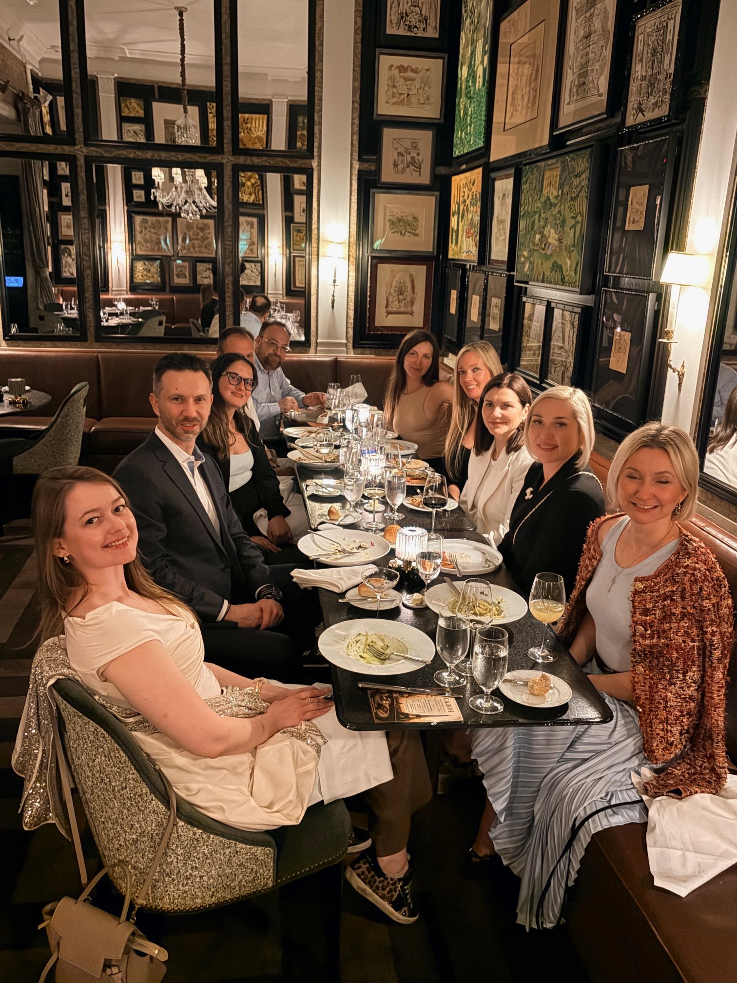Candlelit dinner at the Carlyle Hotel