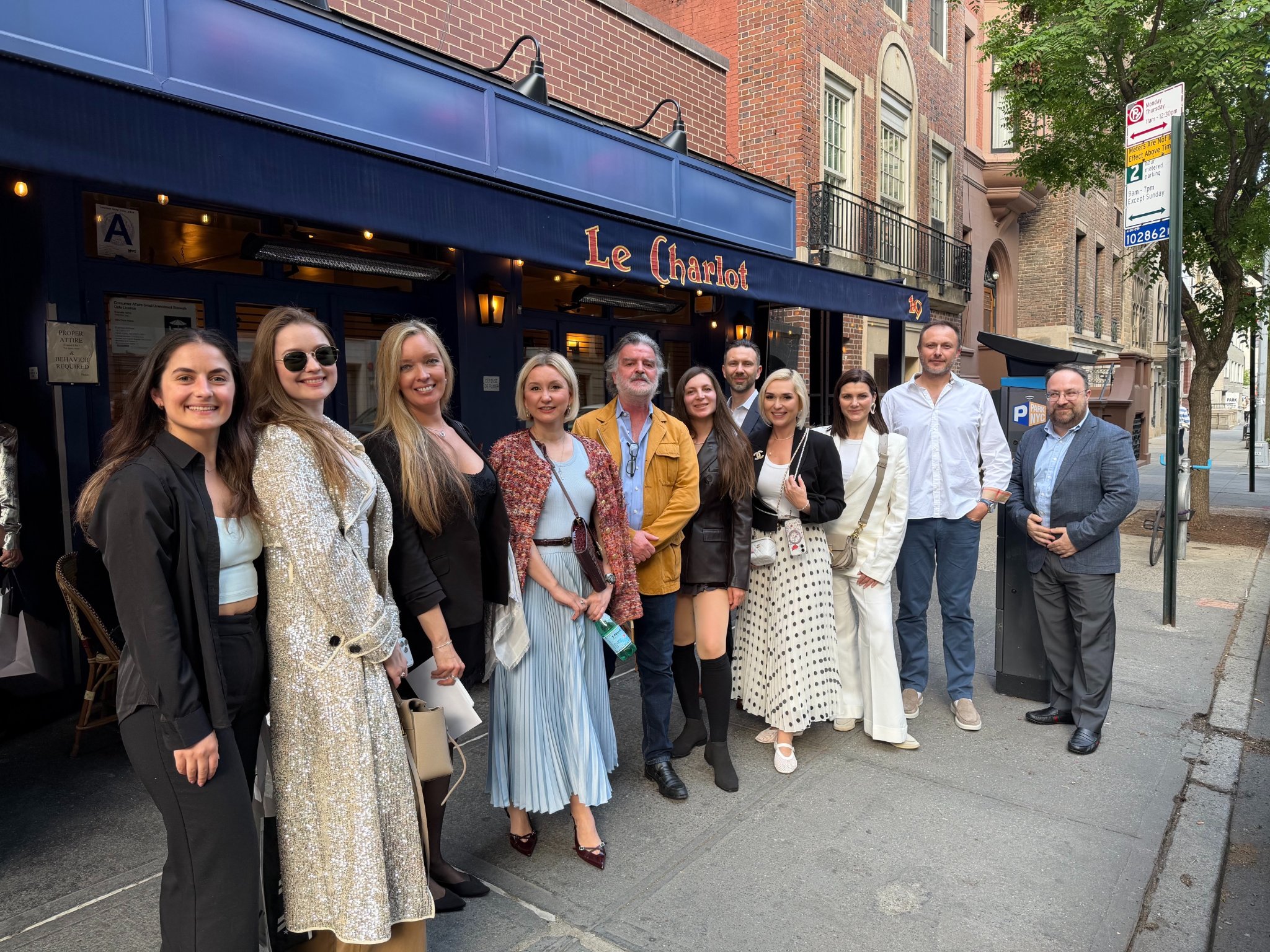 EESAA members after the French themed dinner